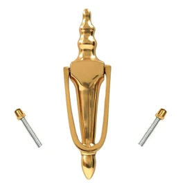 TERF® 200mm Traditional Victorian Door Knocker Slim 200mm (8'') Door Knocker for Front Door Including Fixing Screw - Pack of 1