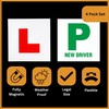 Tek Automotive Magnetic L and P Plates - 4 Pack