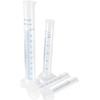Plastic Graduated Cylinder,10ml, 25ml, 50ml, 100ml,Measuring Cylinder for Home and