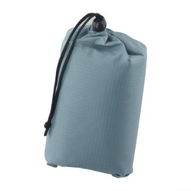 Camping Rain Tarp Tent Tarp Rain and Sun Shade Shelter for Hiking, Beach, Picnic Outdoor, Rain Fly Awning Cover with 6Tie Points for Mult-Mount Styles with Storage Bag, 200 * 140Cm(Medium Gray)