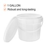 SENONAPO 13 Pack 1.5 Quart White Plastic Bucket with Handle
