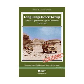 DG Decision Games DG: Long Range Desert Group, Special Operations Against Rommel 1941-1942, Board Game