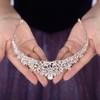 Teyglen Wedding Tiara and Crown for Women Silver Crystal Rhinestone
