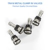 CKAuto 4 Pieces TR416 Metal Valve Stems Outer Mount Fits