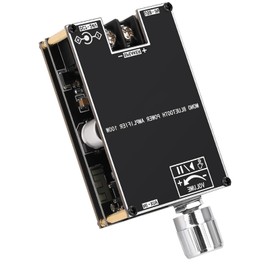 ZK-1001B Bluetooth Amplifier Board with TPA3116D2 Chip, TWS 100W DC 7-24V Mono Audio Power Amplifier Module with Matching Function Support AUX/Bluetooth/USB for DIY Speakers Home Car