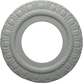Ekena Millwork CM09CL 9 OD X 4 1/2 ID X 1/2P Claremont Ceiling Medallion