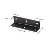 sourcing map Corner Brace Angle Bracket Fastener Stainless Steel L
