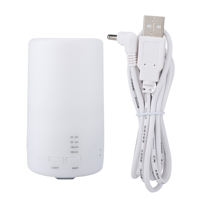 USB Ultrasonic Air Humidifier Purifier Mute Aroma Essential Oil Diffuser