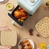 Air Fryer Liners, 8.5 Inch Square, 100 Pcs Perforated Parchment