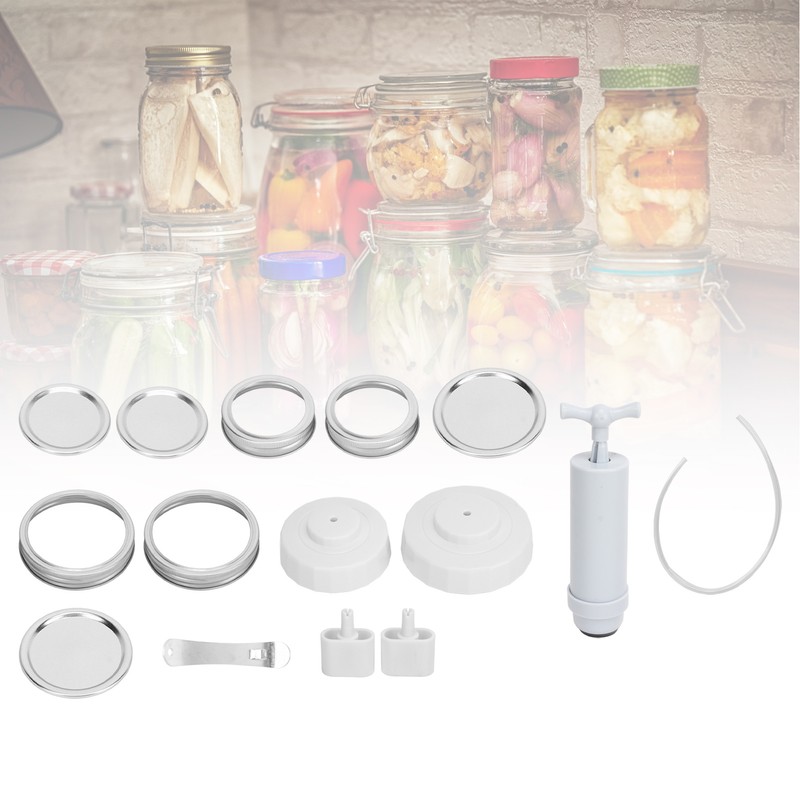 Jar Vacuum Sealer Kit Food Protector Jar Sealer with Accessory