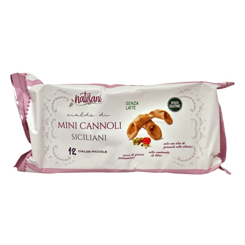 Gluten Free Mini Cannoli Shells - Natisani Direct From Italy