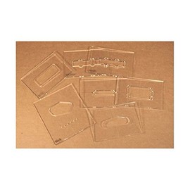 F-Hole Routing Template - 4.5" Sharp