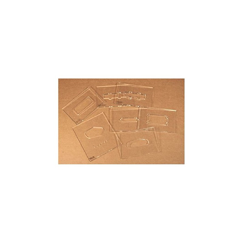 F-Hole Routing Template - 4.5" Sharp
