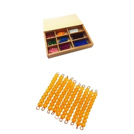 perfk Montessori Mathematics Material 1 100 Number Count 1 10 Bead Bar