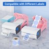 AOBIO Label Holder, Compatible with Rolls and Fan-Fold Labels, Thermal