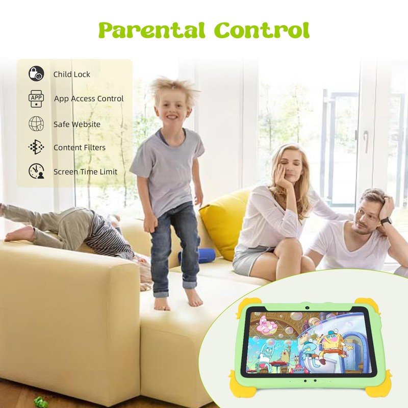 10 inch Andriod 13 Tablet for kids with Case, 4GB