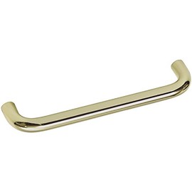 OBF Grimme Griff Sulis 72 1346 02 Furniture Handle Diameter 10 mm Width 202 mm Brass Plated Steel Silver Hole Spacing 192 mm