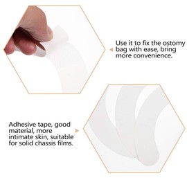 MILISTEN 20Pcs Ostomy Barrier Tape Stoma Pressure Strips Ostomy Barrier Extenders Sticker Stoma Nursing Accessories for Home Shop