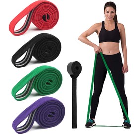 FREJSQC Resistance Bands for Working Out,4pcs Fabirc Resistance Band Set Full Body Elastic Bands for Exercise Bands Workout Bands Resistance