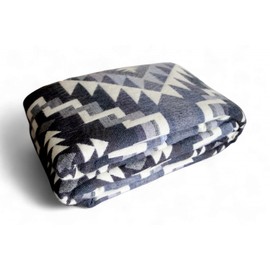 Beautiful Alpaca Wool Blanket—Reversible—Plush Soft Throw—90+” x 72+”—Fair Trade—Hypoallergenic—Warm—Breathable—Andes Elegante