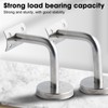 6 Pcs Wall Handrail Bracket 304 Stainless Steel Strong Bearing