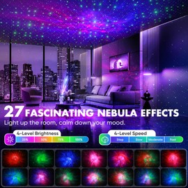 Astronaut Galaxy Projector, Star Projector for Bedroom, Nebula Night Light Projector with Timer and Remote, LED Space Galaxy Lamp for Room Decor, Home Decor, Gifts for Kids, Christmas, Birthday