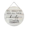 Yes I really do need all these books, Wooden Wall