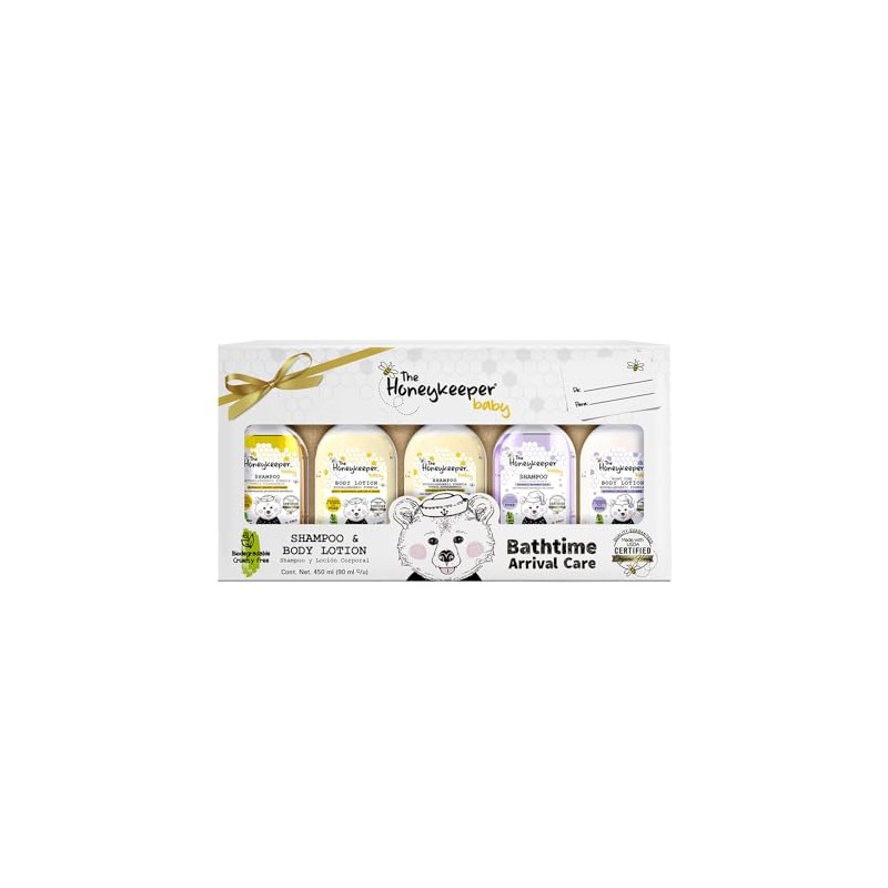 The Honeykeeper 5PACK BATHTIME ARRIVAL CARE BABY MIXTO 450ML
