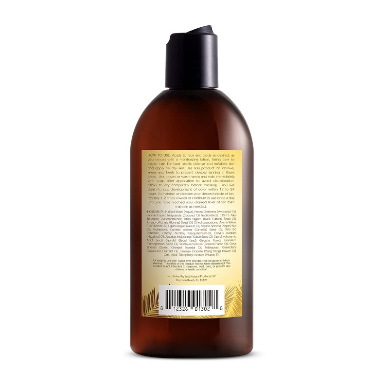 Just Nutritive Sunless Tanning Lotion - Light to Medium tones