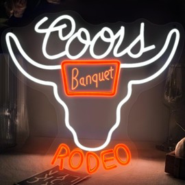 Man Cave Decor Neon Sign, Bar Sign Neon Signs for Wall Decor, Neon Beer Signs for Western Home Decor with Dimmable Switch USB Power Suitable for Christmas Birthday Party Gift (14.6 X 13.4 inch)