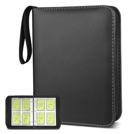 Álbum de Tarjetas de 440 Tarjetas, AivaToba Carpeta para Tarjetas con 4 Bosillos 55 Páginas, Estuche Portátil para Cartas de Juegos, Regalos de Álbumes de Cartas para Coleccionistas y Niños