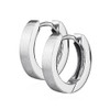 NKlaus 4786 Pair of 925 Sterling Silver Hinged Hoop Earrings