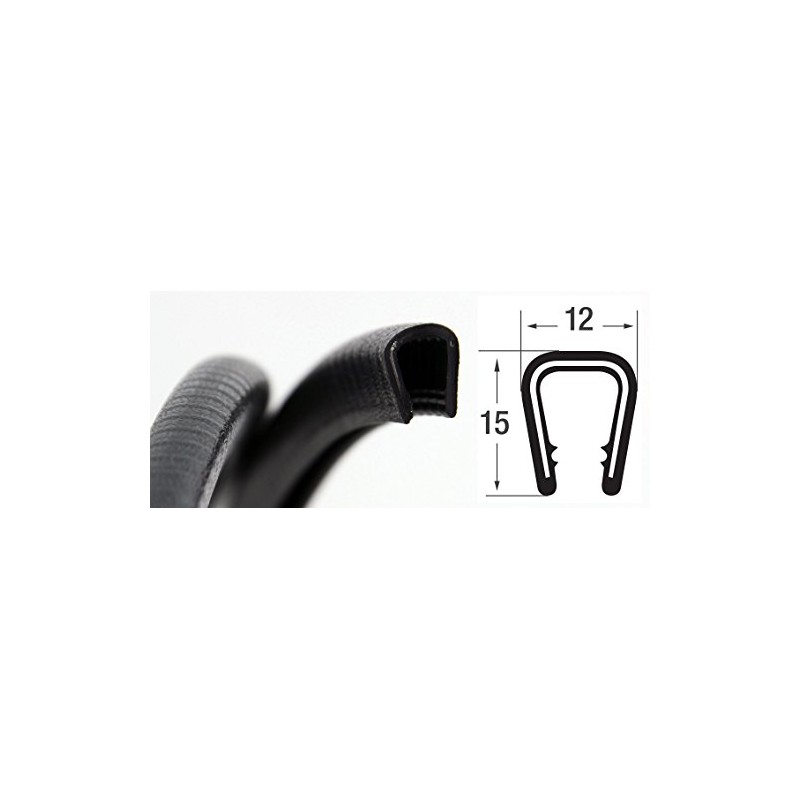 SMI-Kkantenschutzprofi KS6-8S Edge Protection Profile - PVC Rubber Clamping Profile