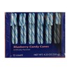 Midwood (1) Box Blueberry Candy Canes - White with Blue