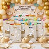 ArowlWesh 50Pcs Cute Bao Dumpling Favor Bags Plastic Gift Bags