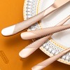A · HOUSEWARE Hammered Flatware Set Copper/Rose Gold Silverware 20