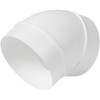 45 Degree 4 Inch / 100mm Plastic Elbow - Bend