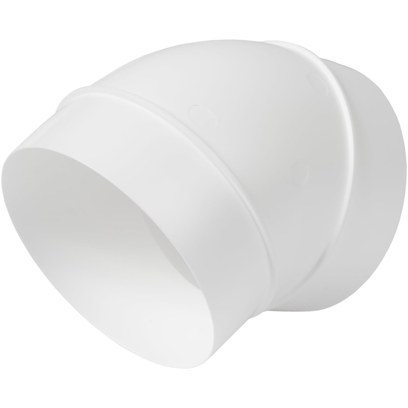 45 Degree 4 Inch / 100mm Plastic Elbow - Bend