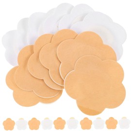 IWOWHERO 100pcs Hot Spun Cloth Acupoint Patch Floral Iron on Applique Long Embroidered Patches Embellishments for Clothing Long Leaves Applique Flower Patches for Clothes Non-Woven Fabric