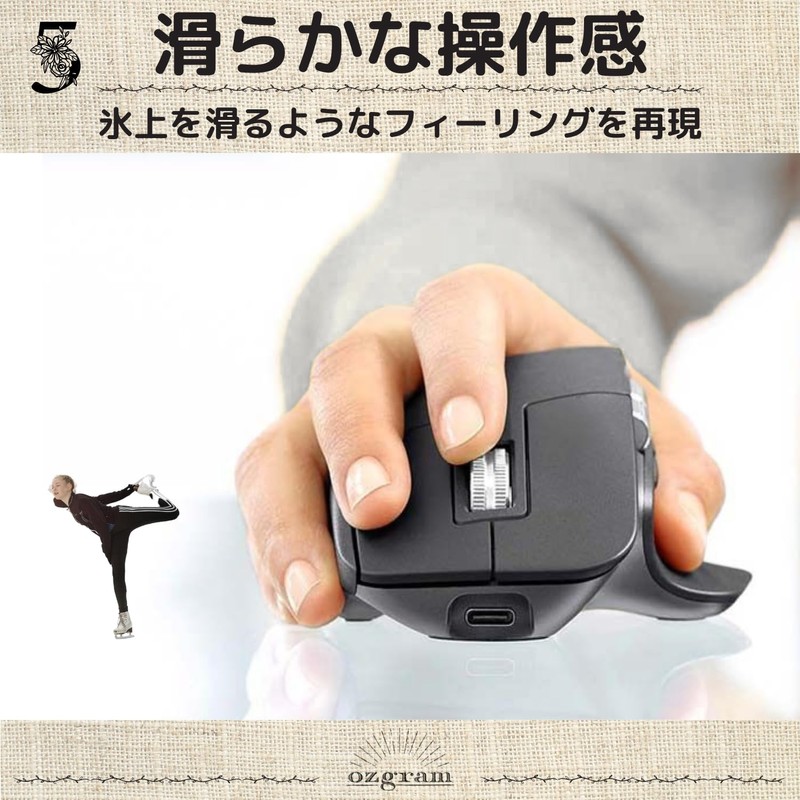 ozgram Mouse Sole Mouse Feet Replacement Sticker Mouse Skates Anti-slip