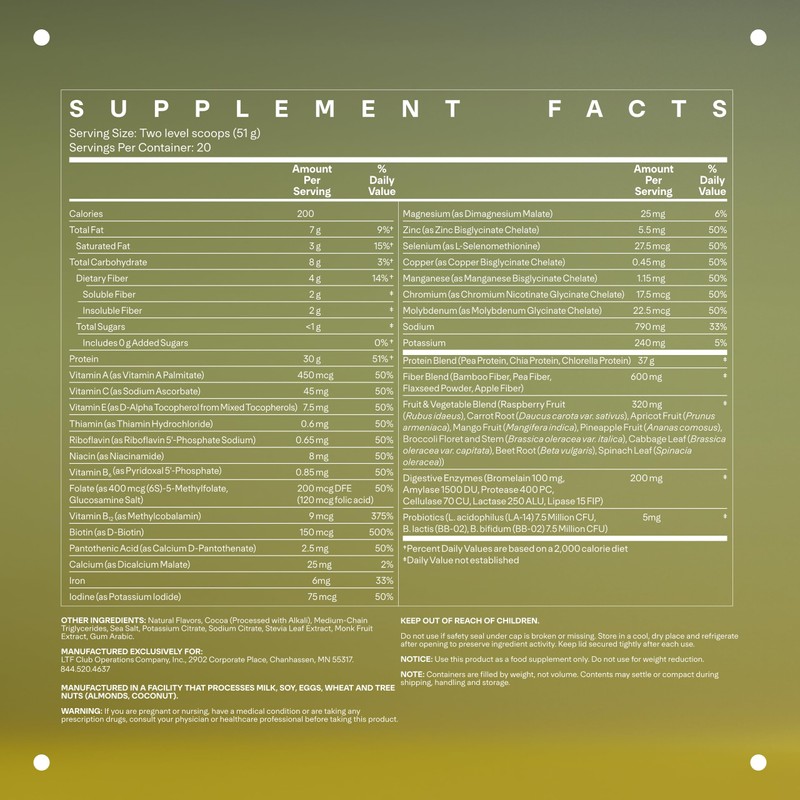 LTH Fuel Vegan & All-in-One - Trusted by Life Time