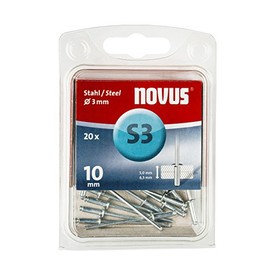 Steinel Blind Rivets A 3 X 10 Steel, 20 St 045-0034