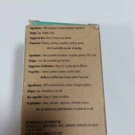 HoMedics Ellia Homedics Eucalyptus Essential Oil Therapeutic Grade 15ml/ 0.5 fl oz