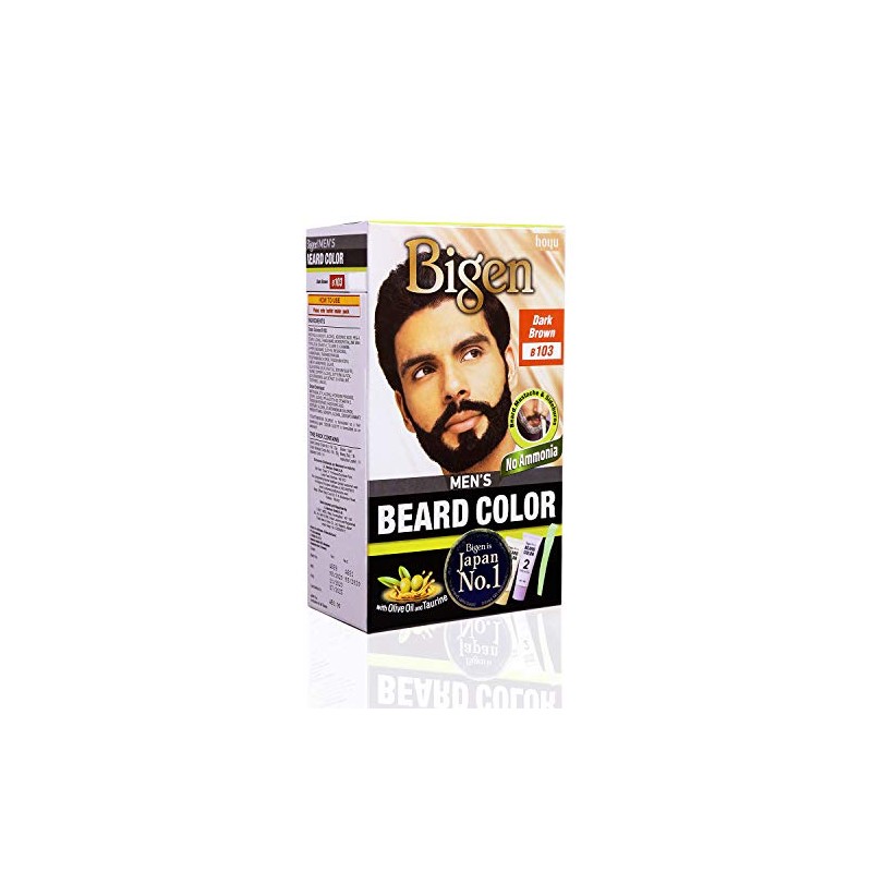 Bigen B103 Coloración para Barba y Bigote, Castaño Oscuro