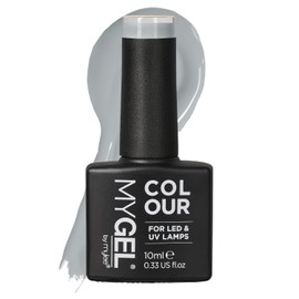 MyGel by MYLEE Semi-permanent Gel Polish 10 ml [Steel My Heart ] UV/LED Nail Art Manicure Pedicure for Professional and Home Use - Long Lasting and Easy to Apply