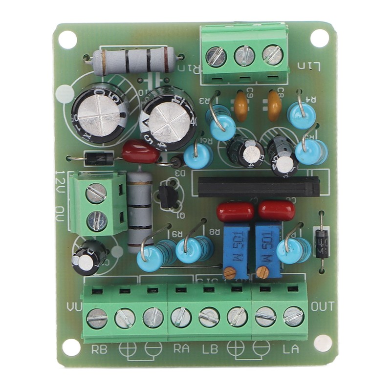 TA7318P DC12V Power Amplifier VU Meter Driver Board DB Sound