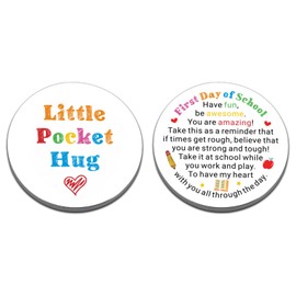 School Supplies for 5th Grade Girls - First Day of Kindergarten Gifts, School Supplies for 1st 2nd 3rd 6th 8th Grade Girls Boys, Inspirational Back to School Pocket Hug Token for Kids