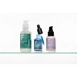 Freshly - Bye Bye Acne Pack - Seborregulating Cleanser - Exfoliating Serum - Azelaic Acid Treatment - Cleans, Exfoliates and Evens Skin - 99% Natural - Suitable for Sensitive Skin and Daily Use