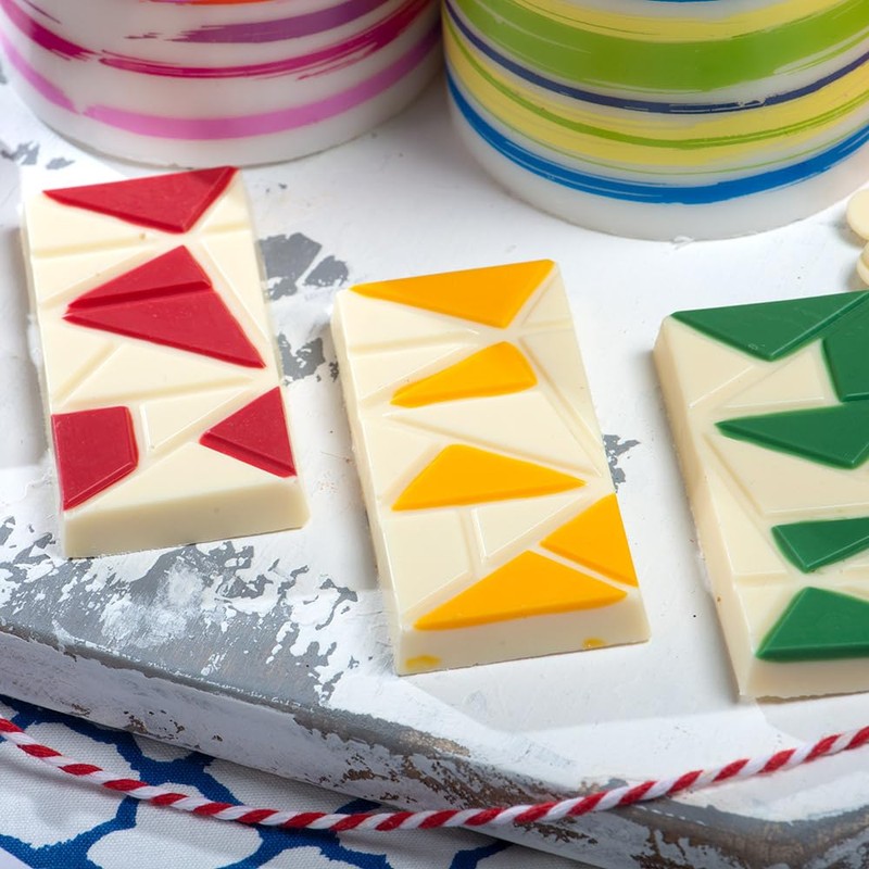 DECORA 0050083 PRALINENFORM TÄFELCHEN MIT HEIßLUFTBALLONS 200X120X22 MM