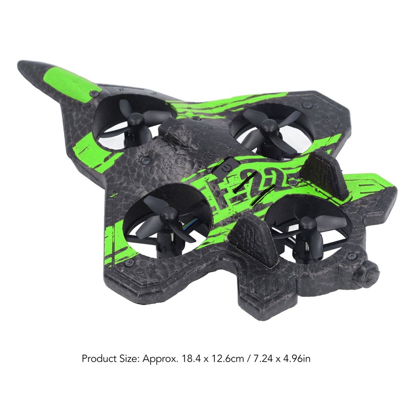 Remote Control Airplane Fighter Foam Stunt Fighter RC Quadcopter with